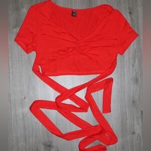 SHEIN Vibrant Red Top